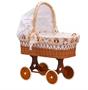 Proutěný košík na miminko s boudičkou Sovička 