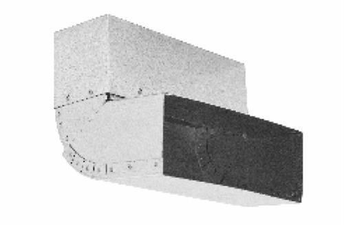 KARL Nastavitelné koleno stěna-strop 45-90°- 150x50 - kanál