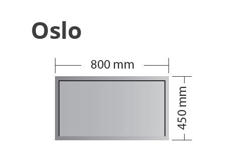 Sklo pod kamna - Oslo 6 mm