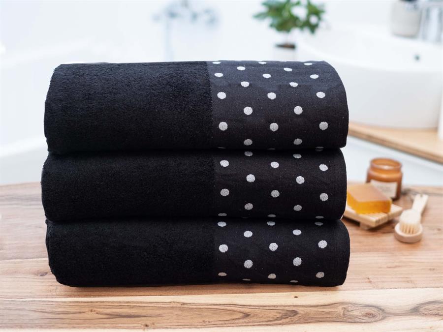 Bambusový ručník černý